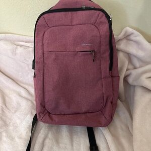 Pink backpack